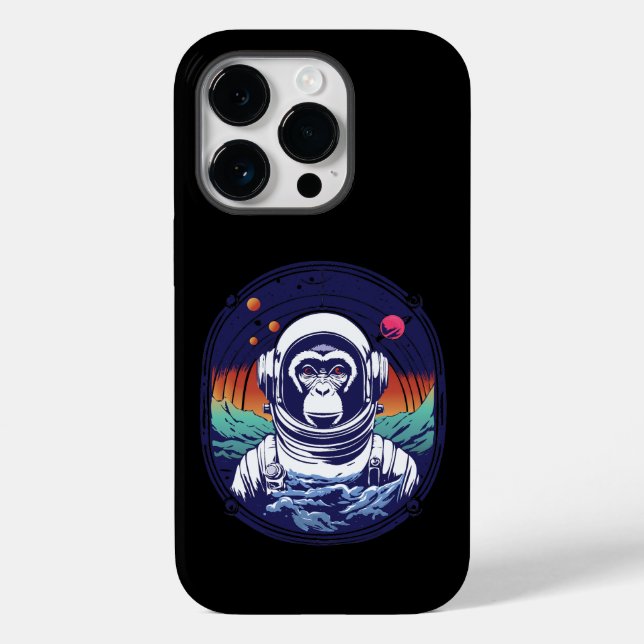 Coques Case-Mate iPhone Astronaute du singe spatial (Verso)
