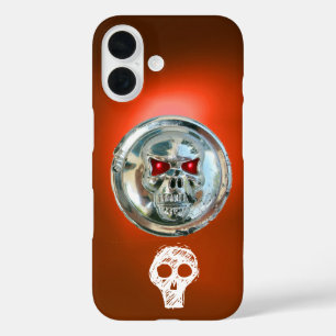 Coque Pour iPhone 16 ATELIERS DE COMPÉTENCES MONOGRAMME MÉTAL Orange