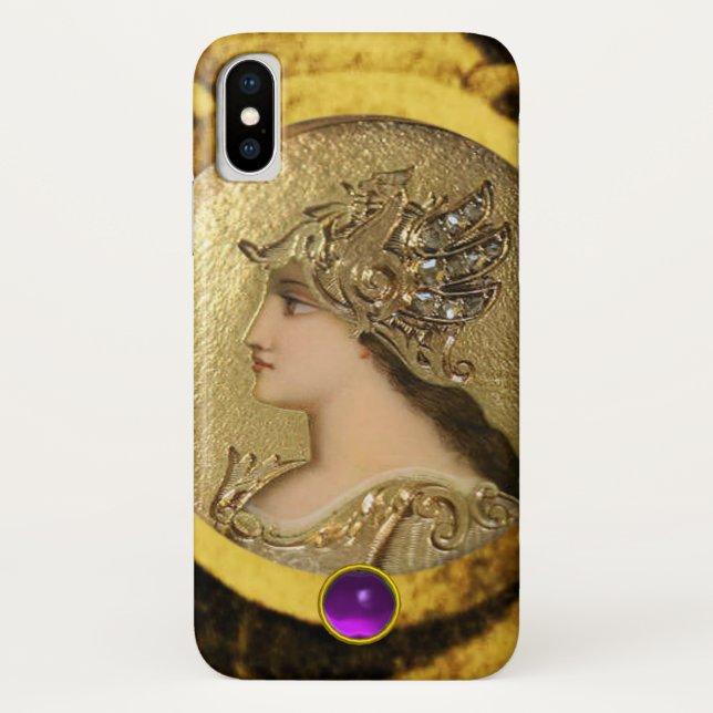 COQUES Case-Mate iPhone ATHENA AVEC GRIFFINES D'IMAGINAIRE ET PIERRE À JEU (Dos)