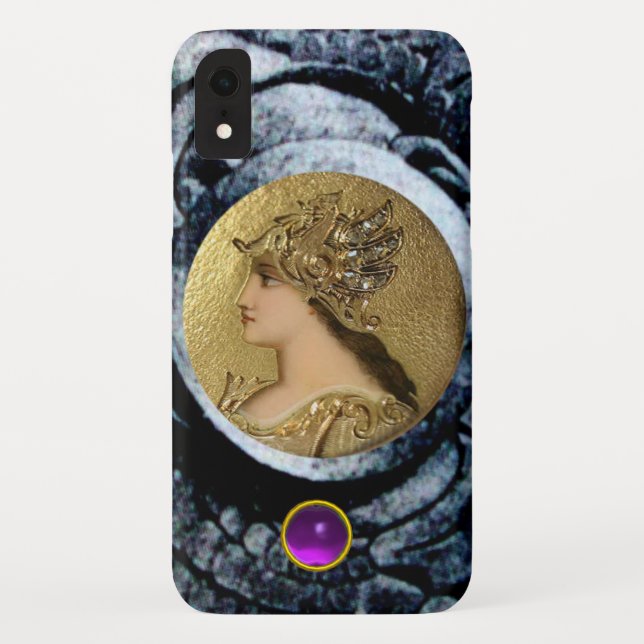 COQUES Case-Mate iPhone ATHENA AVEC GRIFFINES D'IMAGINAIRE ET PIERRE À JEU (Dos)