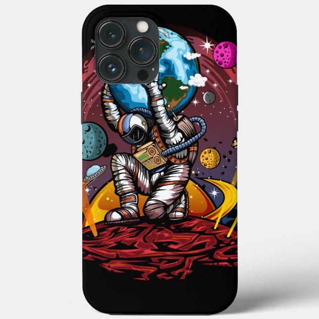 Coques Case-Mate iPhone Atlas Space Man (Verso)