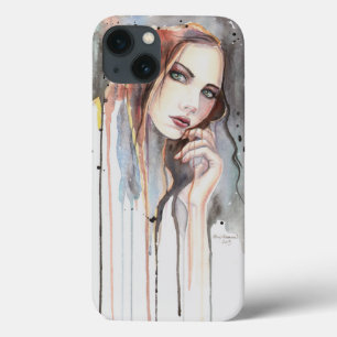 iPhone 13 Case Attitude Art moderne Portrait d'une femme
