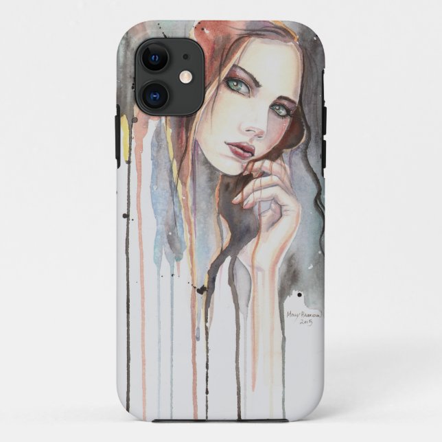Coques Case-Mate iPhone Attitude Art moderne Portrait d'une femme (Dos)