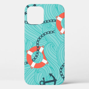Case-Mate iPhone Case Attributs nautiques Motif libre sans couture