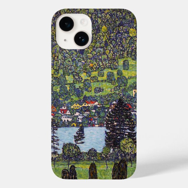 Coques Case-Mate iPhone Au Lac Atter, Gustav Klimt (Verso)