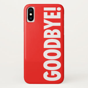 Case-Mate iPhone Case AU REVOIR ! Rouge