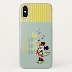 Coque iPhone X Aucun service Chanter Minnie