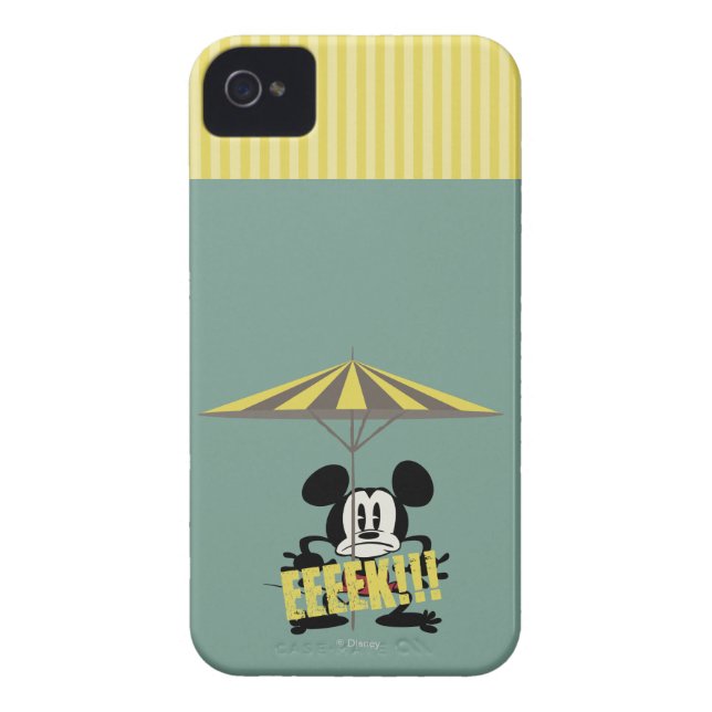 Coques Case-Mate iPhone Aucun service | Mickey - Eeeek! (Dos)