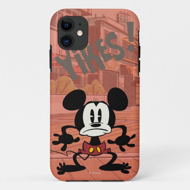 Coques Case-Mate iPhone Aucun service | Mickey - Yikes ! (Dos)