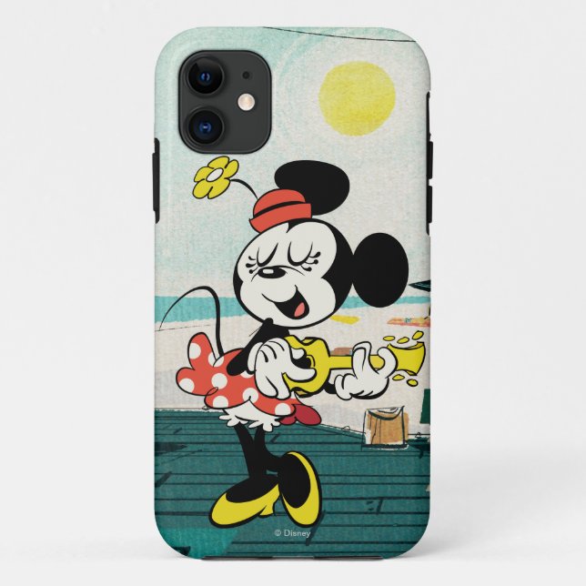 Coques Case-Mate iPhone Aucun service | Minnie avec guitare (Dos)