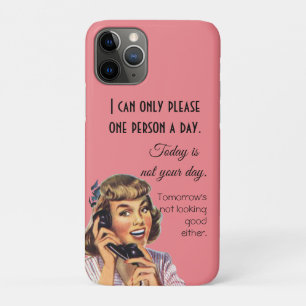 Case-Mate iPhone Case Aujourd'Hui N'Est Pas Votre Jour Vintage Amusant T