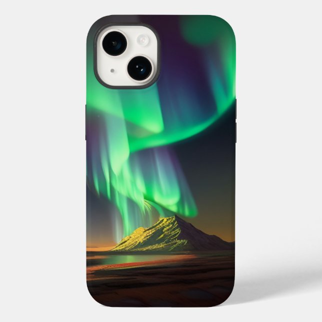 Coques Case-Mate iPhone Aurora borealis (Verso)