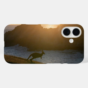 Coque Pour iPhone 16 Australie Kangaroo Sunset Photo
