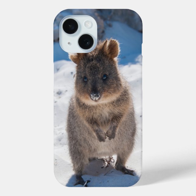 Coques Case-Mate iPhone Australie Quokka sur la plage (Verso)
