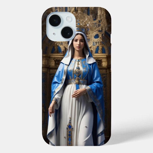 Coques Case-Mate iPhone Authentique Sainte Vierge Marie Mère de Jésus (Verso)