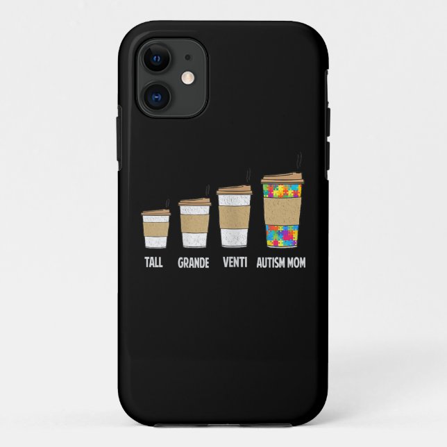 Coques Case-Mate iPhone Autiste| Tall Grande Grande Venti Coffee Autism Mo (Dos)