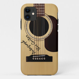 Coque Case-Mate Pour iPhone Autographe de coutume de guitare acoustique