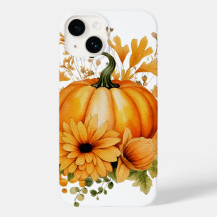 Coque Pour iPhone 14 Automne Chute Feuille Citrouille Récolte d'épices