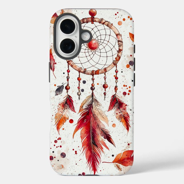 Coques Case-Mate iPhone Automne Dreamcatcher Boho Téléphone Case (Verso)
