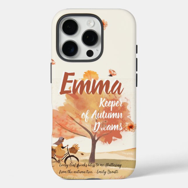 Coques Case-Mate iPhone Automne Dreams Girls - Poster d'art personnalisé (Verso)