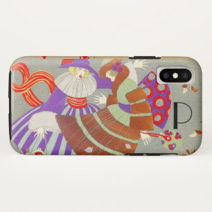 ETUI iPhone Case-Mate AUTOMNE QUITTE DANS LE MONOGRAMME DE MODE VENT/BEA