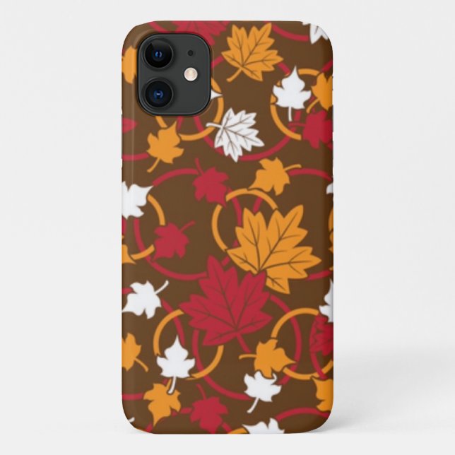 Coques Case-Mate iPhone Automne Quitte le boîtier téléphonique (Dos)