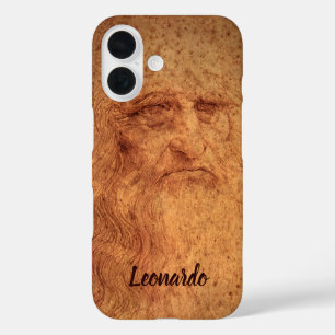Coques iPhone 16 Autoportrait de Léonard de Vinci, Art Renaissance