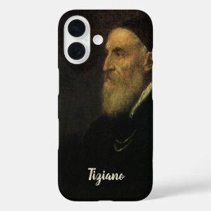 Coques iPhone 16 Autoportrait de Titien, Art Renaissance Vintage