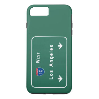 Coque iPhone 8 Plus/7 Plus Autoroute d'autoroute nationale de Los Angeles la