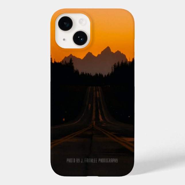 Coques Case-Mate iPhone Autoroute iPhone Cover Mountain Sunset (Verso)