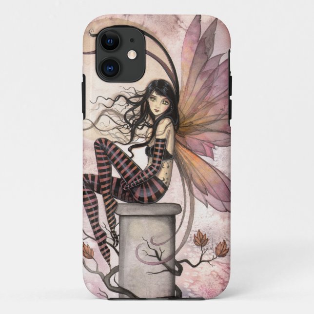 Coques Case-Mate iPhone Autumn Breezes Fairy Imaginaire Art par Molly Harr (Dos)