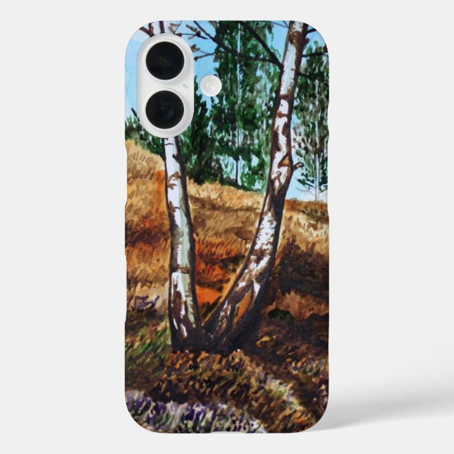 Coques Case-Mate iPhone Autumn watercolor painting (Verso)