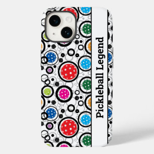 Coque Pour iPhone 14 Avec Motif texte avec Pickleballs iPhone 14