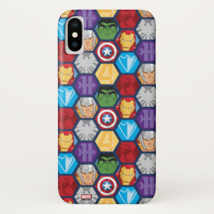 Coque Case-Mate Pour iPhone Avengers Caractère Visages & Logos Badge