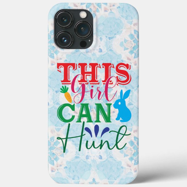 Coques Case-Mate iPhone Aventure de Pâques avec lapin - Cette fille peut c (Verso)
