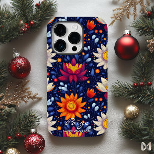 Coque Pour iPhone 14 Pro Aventure florale vibrante de bien-être aux teintes