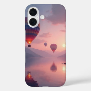 Coque Pour iPhone 16 Aventures en montgolfière rêvées