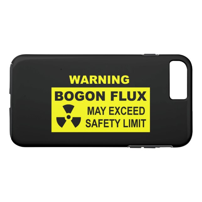 Coques Case-Mate iPhone Avertissement : Flux de Bogon (Dos (Horizontal))