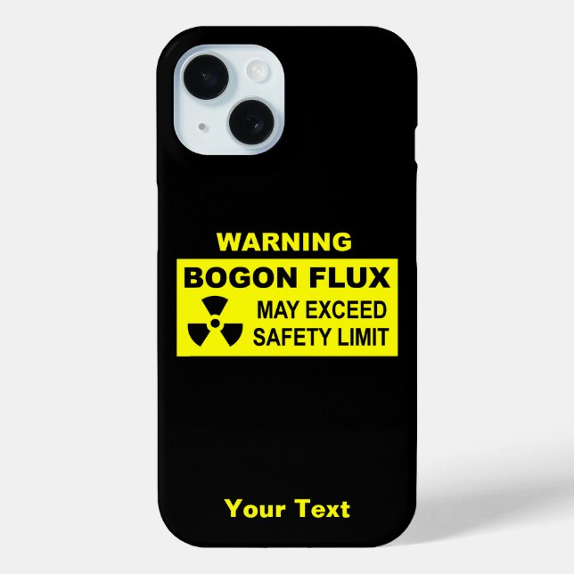 Coques Case-Mate iPhone Avertissement : Flux de Bogon (Verso)