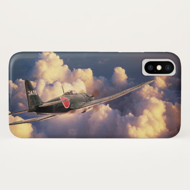 Coques Case-Mate iPhone Aviation Art Device Cass  "Mitsubishi A7M　Sam" (Dos (Horizontal))