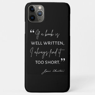 Case-Mate iPhone Case Avid Reader II - Citation Jane Austen