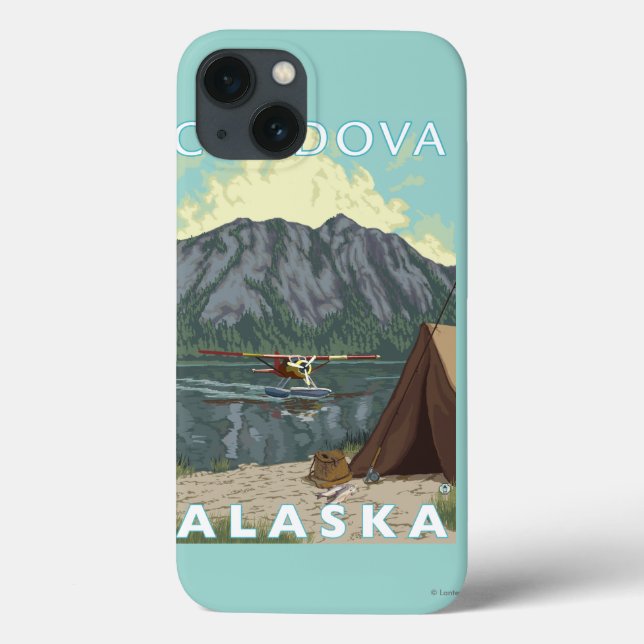 Coques Case-Mate iPhone Avion de Bush et pêche - Cordova, Alaska (Verso)