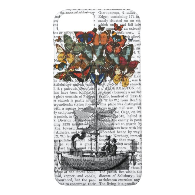 Coques Case-Mate iPhone Avion papillon (Dos)