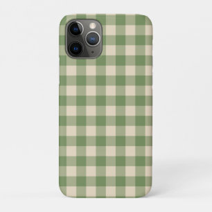 Case-Mate iPhone Case Avocado Green Cottagecore En vichy Check Plaid