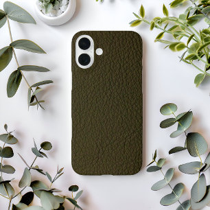Coques iPhone 16 Plus Avocado Vert Faux Cuir