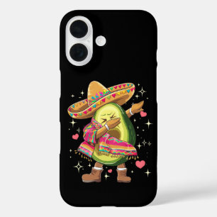 Coque Pour iPhone 16 Avocat qui fait dabber le Cinco De Mayo Poncho Mex