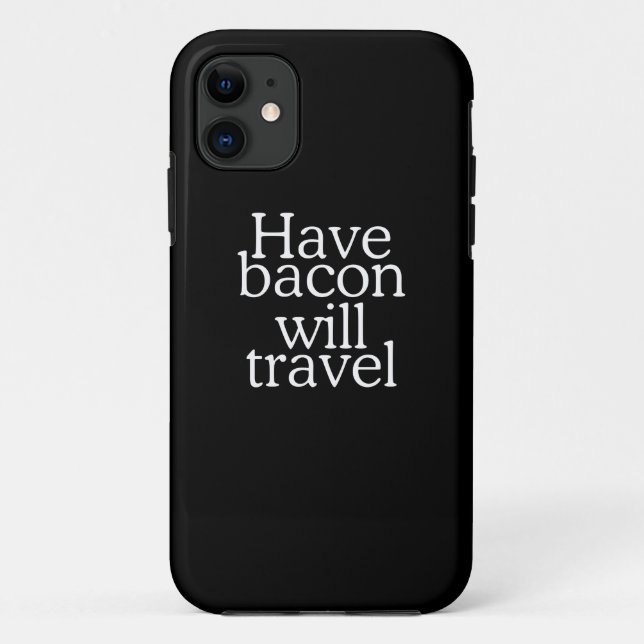 Coques Case-Mate iPhone Avoir Bacon va voyager (Dos)