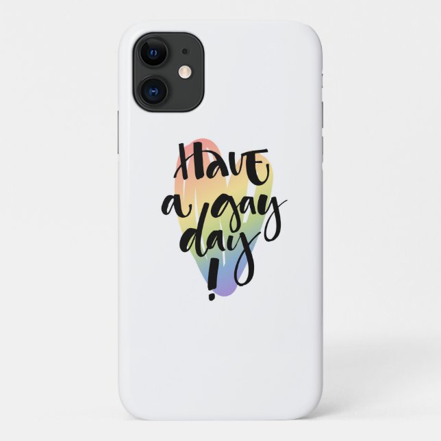 Coques Case-Mate iPhone Avoir Une Journée Gay (Dos)