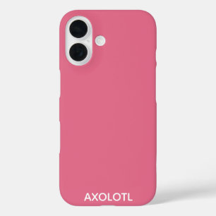 Coque Pour iPhone 16 Axolotl pink color name