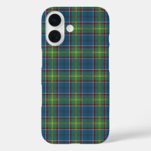 Ayrshire Scotland Tartan bleu et vert plaid
